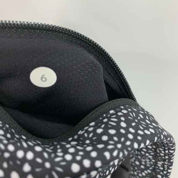 Lululemon Leggings Pace Rival Crop Scatter Star Black Luxtreme - Picture 8 of 15